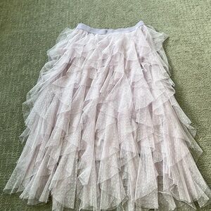 Anthropology tulle skirt